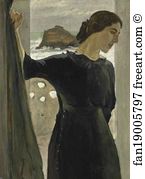 Serov Art Print - Portrait Of Maria Zetlin