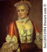Cousin Art Print - Portrait Of Marie-Françoise Buron, The Artist's Cousin