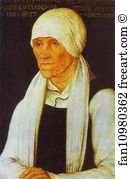Eisenach Art Print - Portrait Of Martin Luther's Mother Margaretha