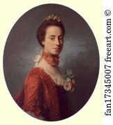 Lady Robert Manners Art Print - Portrait Of Mary Digges, Lady Robert Manners