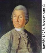 Regional Art Print - Portrait Of Mikhail Yaroslavov At The Age Of 63