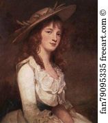 1787 Art Print - Portrait Of Miss Constable