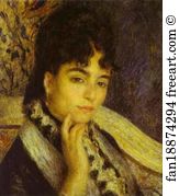 Mme Art Print - Portrait Of Mme. Alphonse Daudet
