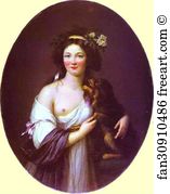 Louise Elisabeth Vigee Lebrun Art Print - Portrait Of Mme D'aguesseau