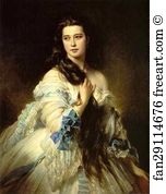 Rimsky Art Print - Portrait Of Mme. Rimsky-Korsakova