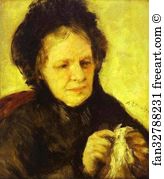 Charpentier Art Print - Portrait Of Mme. Théodore Charpentier