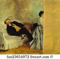Monsieur Art Print - Portrait Of Monsieur And Madame Edouard Manet