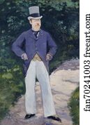 Portrait Of Edouard Manet Art Print - Portrait Of Monsieur Brun