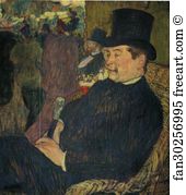 Monsieur Art Print - Portrait Of Monsieur Delaporte At The Jardin De Paris