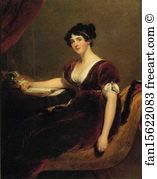 114 Art Print - Portrait Of Mrs. Isaac Cuthbert