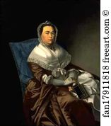 Grave Art Print - Portrait Of Mrs. James Russell (Katherine Graves)