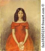 1846 47 Art Print - Portrait Of N. P. Zhdanovich As A Child