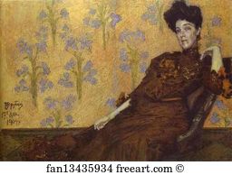 Zabela Art Print - Portrait Of N. Zabela-Vrubel