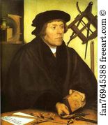  Art Print - Portrait Of Nicholas Kratzer