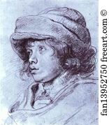 1625 Art Print - Portrait Of Nicholas Rubens