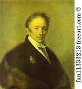 Karamzin Art Print - Portrait Of Nikolay Karamzin