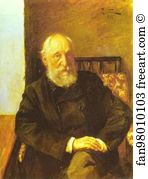 Tver Art Print - Portrait Of Nikolay Panafidin