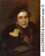 1813 Pastel Art Print - Portrait Of P. A. Olenin