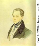 Basin Art Print - Portrait Of P. V. Basin