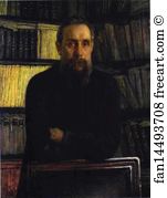 1892 Oil On Canvas The Russian Museum Art Print - Portrait Of Pavel Kostychev