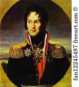 Robert Lefèvre Art Print - Portrait Of Peotr Chicherin