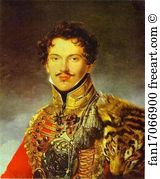 Henri Francois Riesener Art Print - Portrait Of Peotr Lachinov