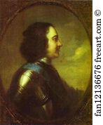 1710s Art Print - Portrait Of Peter The Great