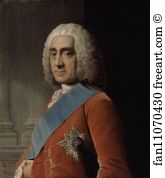 1765 Oil On Canvas National Portrait Gallery Art Print - Portrait Of Philip Stanhope, 4th Earl Chesterfield