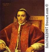 Pius Art Print - Portrait Of Pope Pius Vii