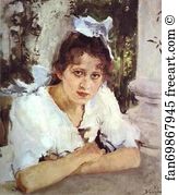 Mamontova Art Print - Portrait Of Praskovya Mamontova