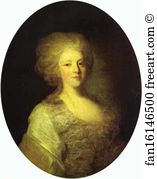 Praskovya Art Print - Portrait Of Praskovya Nikolayevna Lanskaya