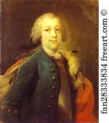 1764 Oil On Canvas The Russian Museum Art Print - Portrait Of Prince Boris Kurakin (1733-1764)