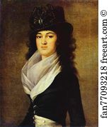 Lopukhina Art Print - Portrait Of Princess Anna P. Gagarina, Nèe Lopukhina