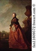 Augusta Art Print - Portrait Of Princess Augusta Of Saxe-Gotha