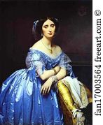 Oil On Canvas The Metropolitan Museum Of Art Art Print - Portrait Of Princess De Broglie