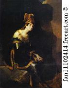 Volkonskaya Art Print - Portrait Of Princess Zinaida Volkonskaya In A Costume Of Tankred