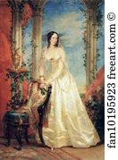 1840 41 Art Print - Portrait Of Princess Zinaida Yusupova