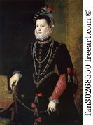 Isabel Art Print - Portrait Of Queen Isabel De Valois