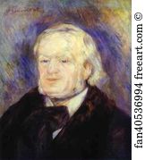 1882 Art Print - Portrait Of Richard Wagner