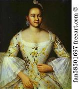 Ivan Vishnyakov Art Print - Portrait Of S. S. Yakovleva