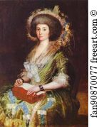 Senora Art Print - Portrait Of Senora Bermúsezné Képmása