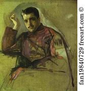 Sergei Art Print - Portrait Of Sergei (Serge) Diaghilev