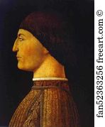 Sigismondo Art Print - Portrait Of Sigismondo Pandolfo Malatesta, The Prince Of Rimini