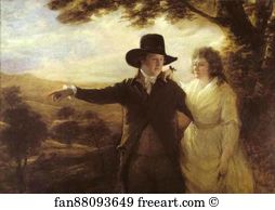 Clerk Art Print - Portrait Of Sir John And Lady Clerk Of Penicuik