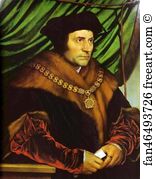 Sir Thomas More Art Print - Portrait Of Sir Thomas More