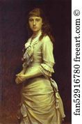 Sophia Art Print - Portrait Of Sophia Kramskaya, The Artist's Daughter