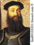 Colonna Art Print - Portrait Of Stefano Colonna. Detail