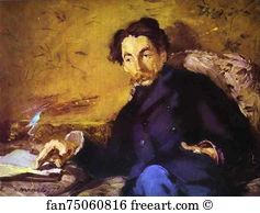 Portrait Of Edouard Manet Art Print - Portrait Of Stéphane Mallarmé