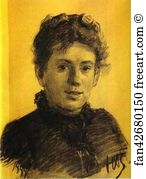 Tolstaya Art Print - Portrait Of Tatyana Tolstaya, Leo Tolstoy's Daughter