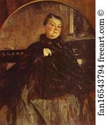 1905 Art Print - Portrait Of The Actress Glikeria Fedotova